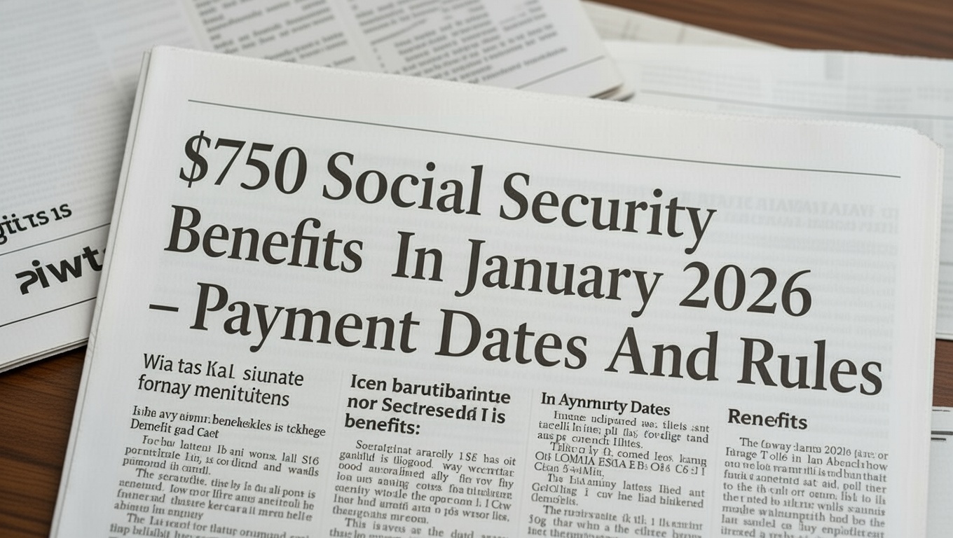 $750 Social Security Benefits In January 2026