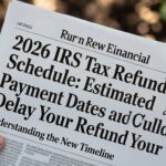 IRS Tax Refund 2026 Schedule