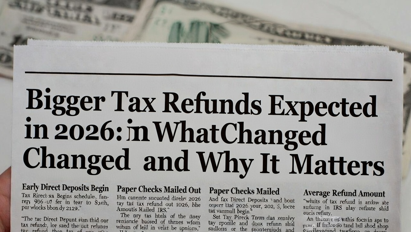 Bigger Tax Refunds Expected in 2026