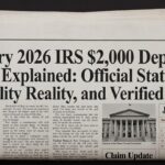 January 2026 IRS $2,000 Deposit Claim Explained